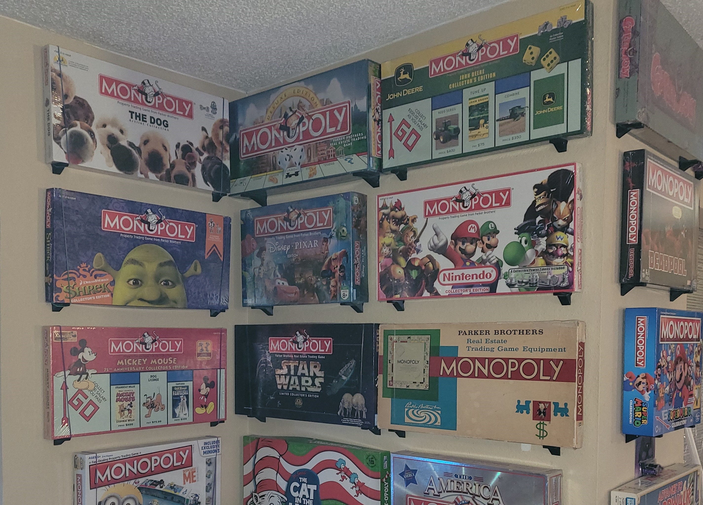 Board Game Display Wall Mounts Etsy