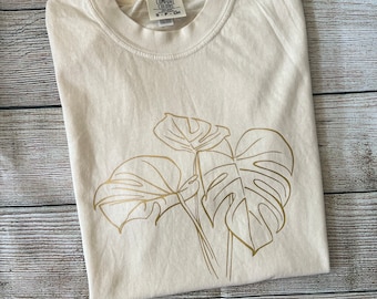 Comfort Colors Monstera Shirt, Monstera Shirt, Monstera Plant Comfort Colors Shirt, Comfort Colors Shirt