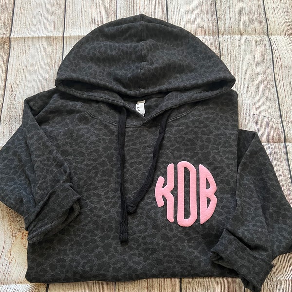 Cheyenne - Leopard Print Casual Hoodie