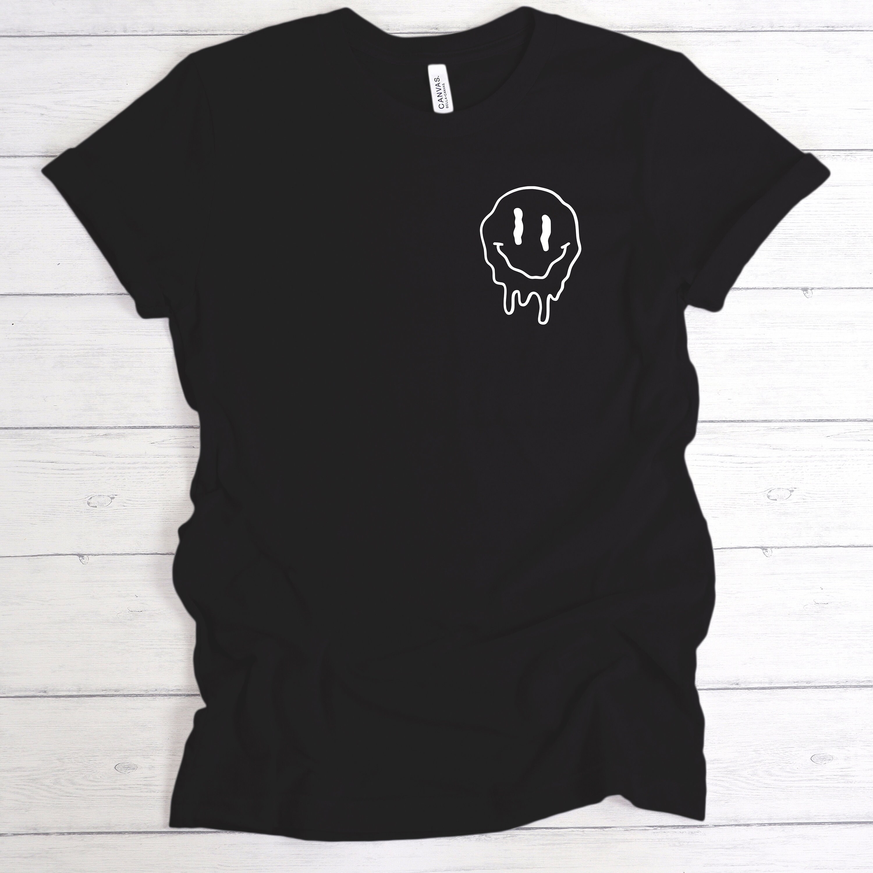 Melting Smiley Face Shirt, Melty Face Shirt, Melting Face Shirt, Drippy Face Shirt, Drippy Smiley Face Shirt