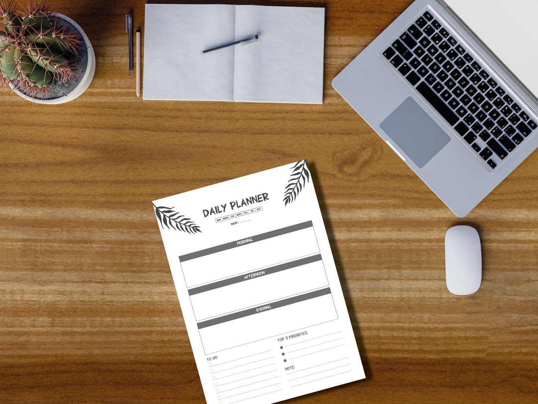 Daily Weekly Planner Printable - Etsy