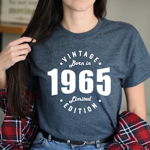 1965 Birthday T-Shirt: Vintage Limited Edition, 59th Birthday Gift
