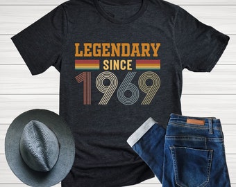 1969 Birthday Shirt, Birthday Shirt Vintage 1969 Shirt, Daughter Gift from Dad, Gift for Birthday, Birthday Gift for Men Women