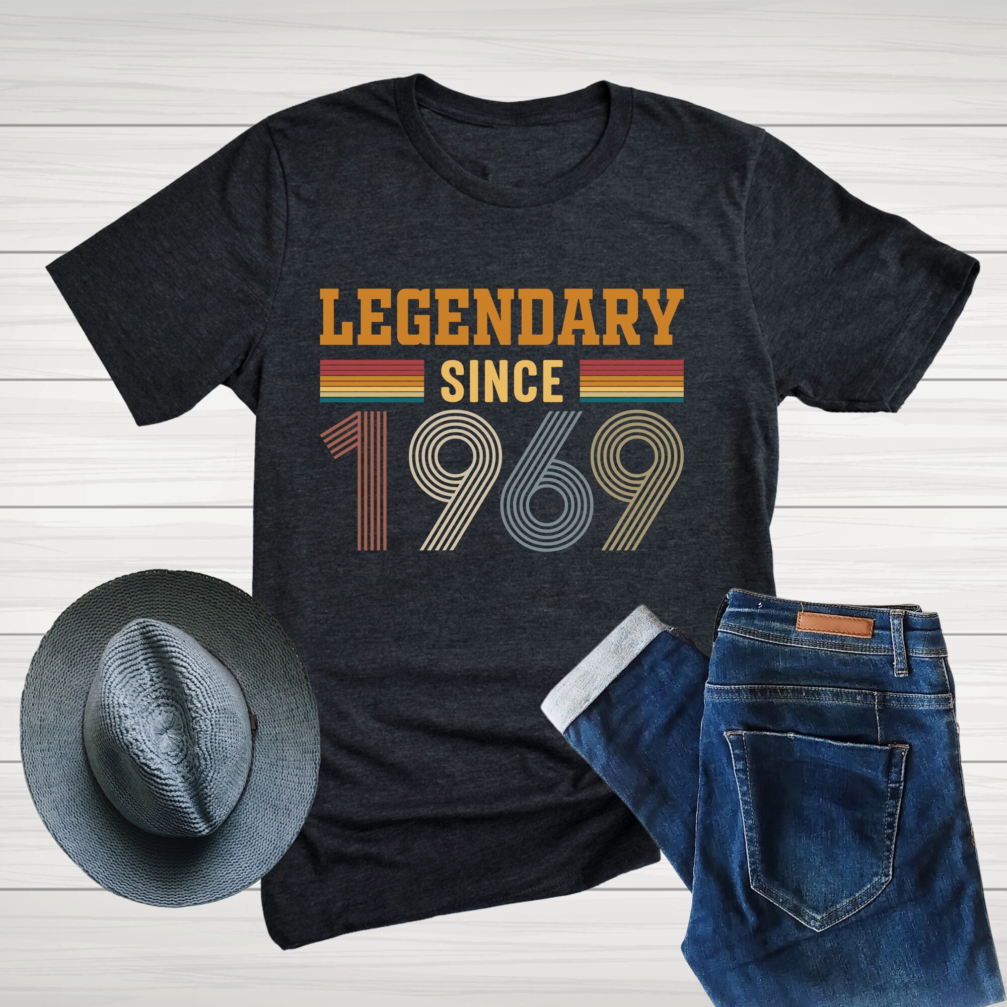 Custom 55th Birthday T-Shirt For Women - Made In 1969 - Personalized Birthday Gift Idea - View #5
