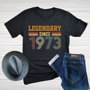 1973 Birthday Shirt, Birthday Shirt Vintage 1973 Shirt, Daughter Gift from Dad, Gift for Birthday, Birthday Gift for Men Women
