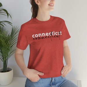 Connecticut Shirt, Connecticut Souvenir, Connecticut Lover Shirt, CT shirt, Bella Canvas Tee