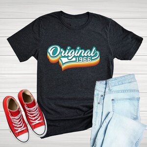 1966 Geburtstag T-Shirt, 1966 Geburtstag Vintage Shirt, 1966 geboren Shirt, 1966 Geburtstagsgeschenk für Frauen, 1966 Geburtstag Bester Freund Shirt