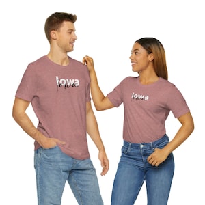 Iowa Shirt: Souvenir Tee, IA Lover, Bella Canvas
