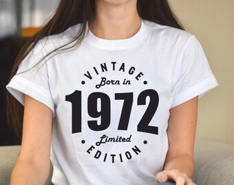 Vintage March 1972 Limited Edition Hoodie - 52 Years Old 52nd Birthday Gift Unisex Sweatshirt