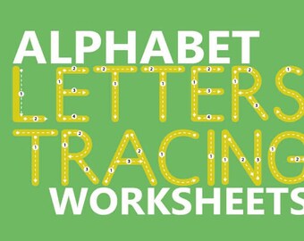 Alphabet Tracing Worksheets