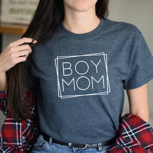 Boy Mom Tshirt, Boy Mom Shirt, Boy Mom Gift, Boy Mom Tee, Mom of Boys Shirt, Mom Life Shirt