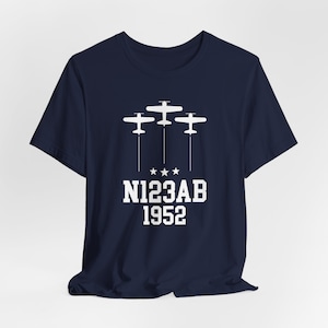 Cessna Airplane Shirt Cessna N123ab Shirt Cessna Club Pilot Shirt Airplane Shirt Pilot Shirt Pilot Gift Airplane Shirt  Aviation Shirt