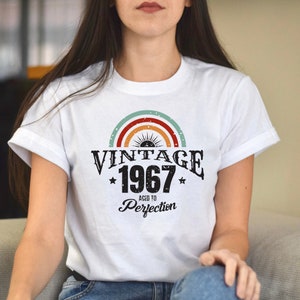 1967 Birthday T-Shirt,1967 Birthday Vintage Shirt, Born in 1967 Shirt, 1967 Birthday Gift For Women, 1967 Birthday Best Friend Shirt