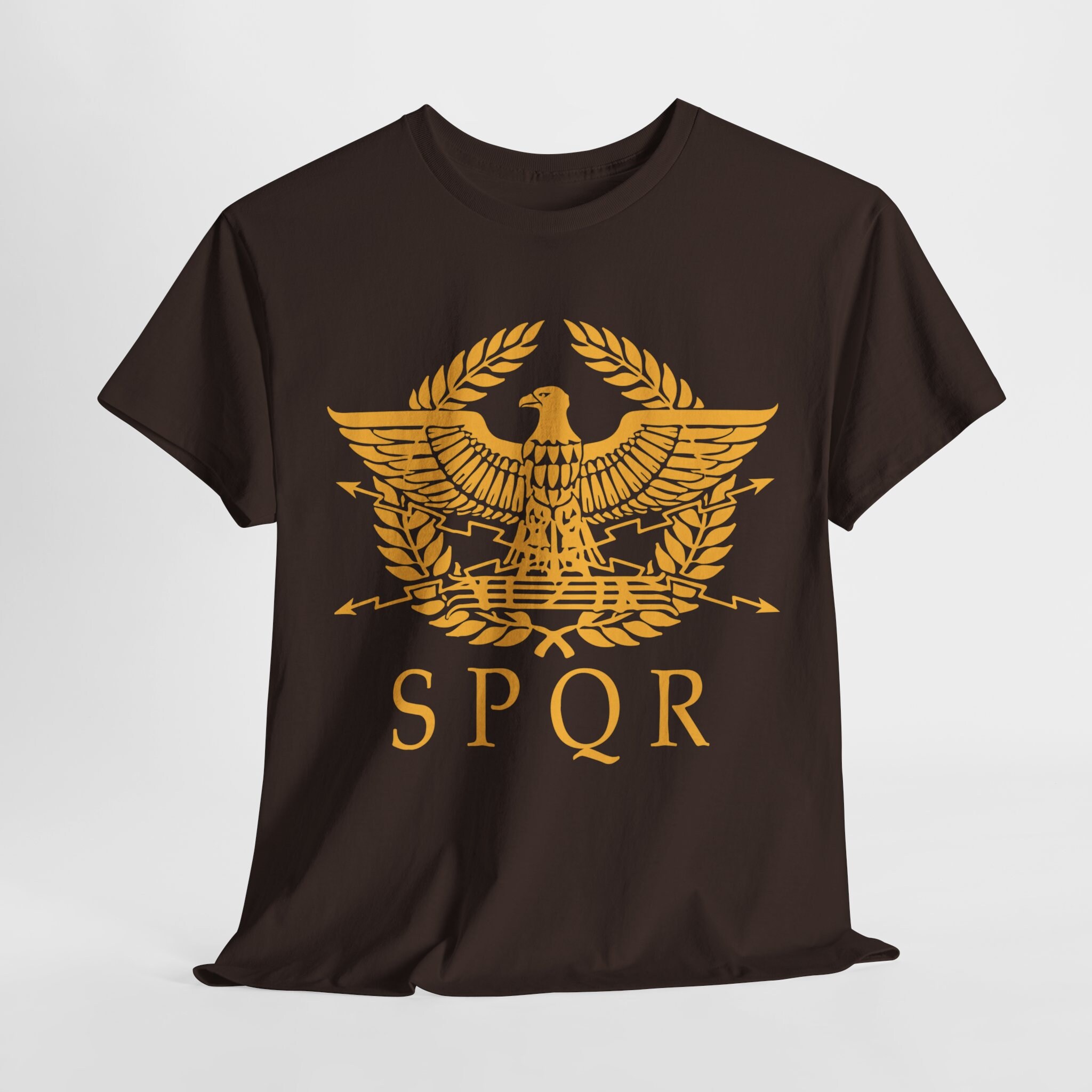 SPQR T シャツ、SPQR シャツ、古代ローマ T シャツ、Senatus 