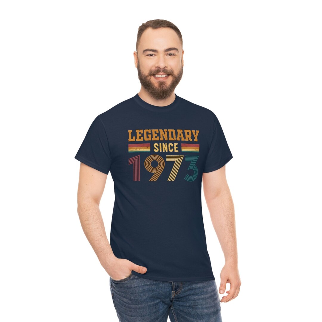 50th Birthday Shirt For Men - Est. 1975 Retro Gift, Personalized Custom T-Shirt - View #4