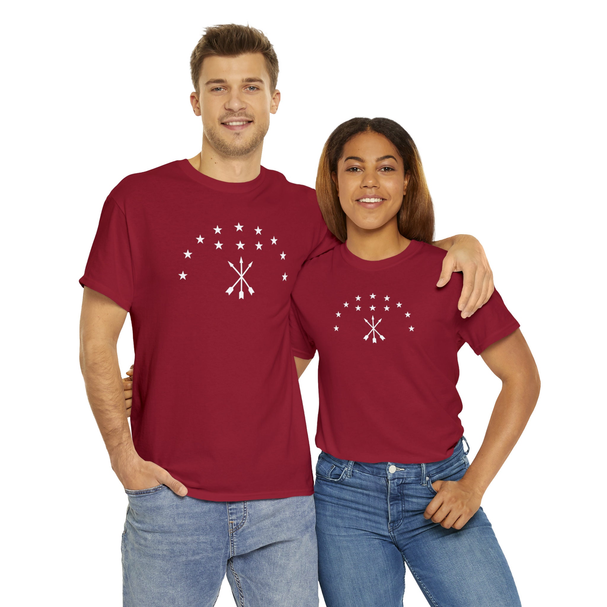 Sweat à Capuche Drapeau Circassien Adyghe - Motif Trois Flèches Et Douze étoiles - 241 G - Coupe Classique - Pour événements Culturels - 11