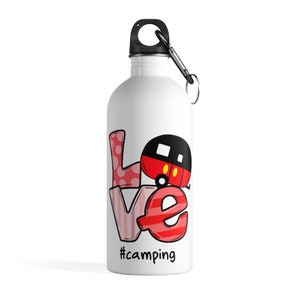 Camper Water Bottle, Stainless Steel Water Bottle
