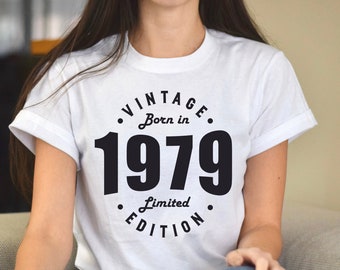 1979 Birthday T-Shirt: Vintage Limited Edition Gift