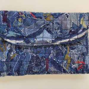 Portefeuille en jean unique