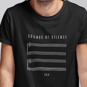 Sounds of Silence, Premium Unisex Crewneck T-shirt for all Simon & Garfunkel fans