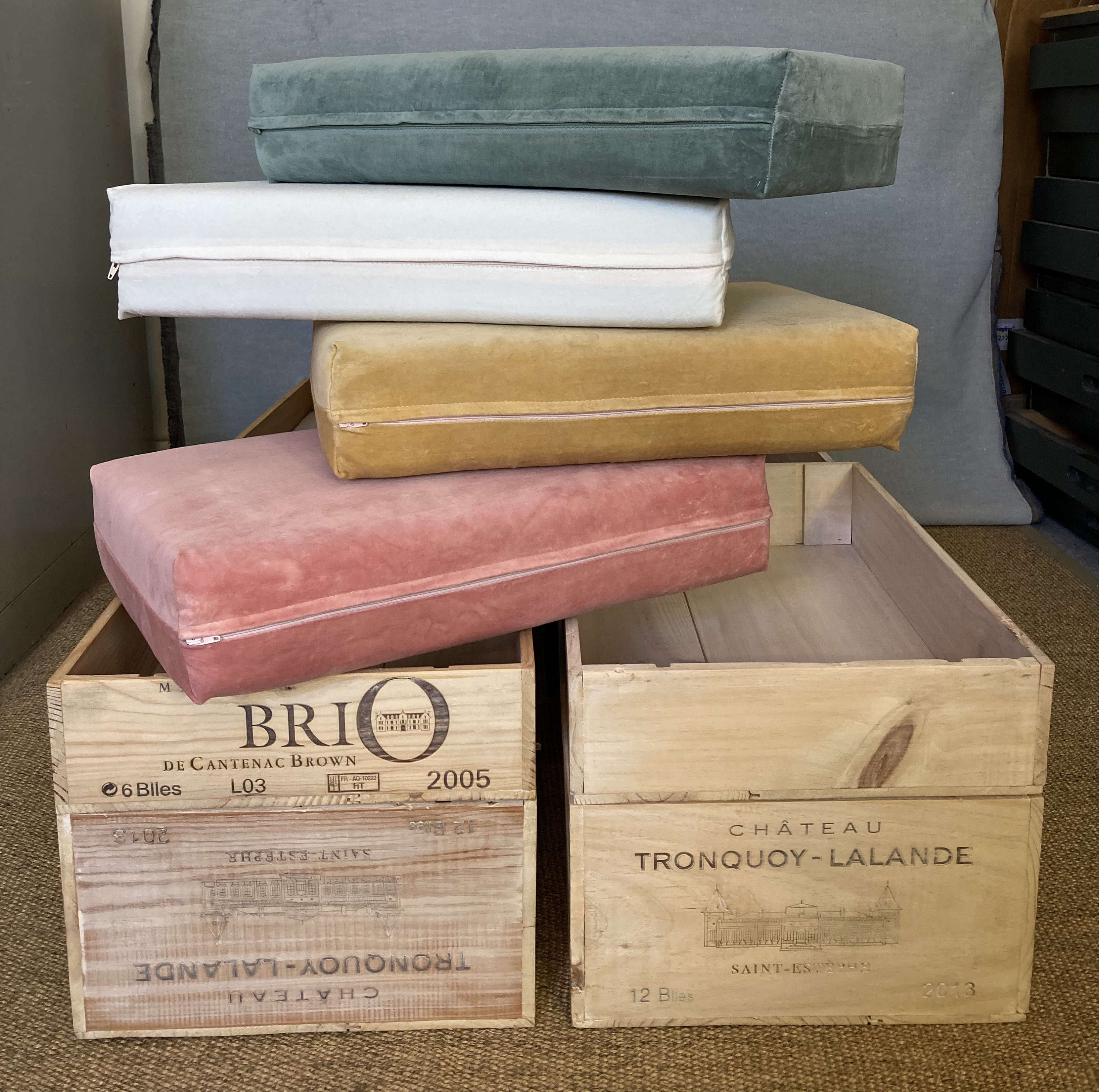 Caja de almacenamiento a medida otomana taburete o reposapiés | Etsy