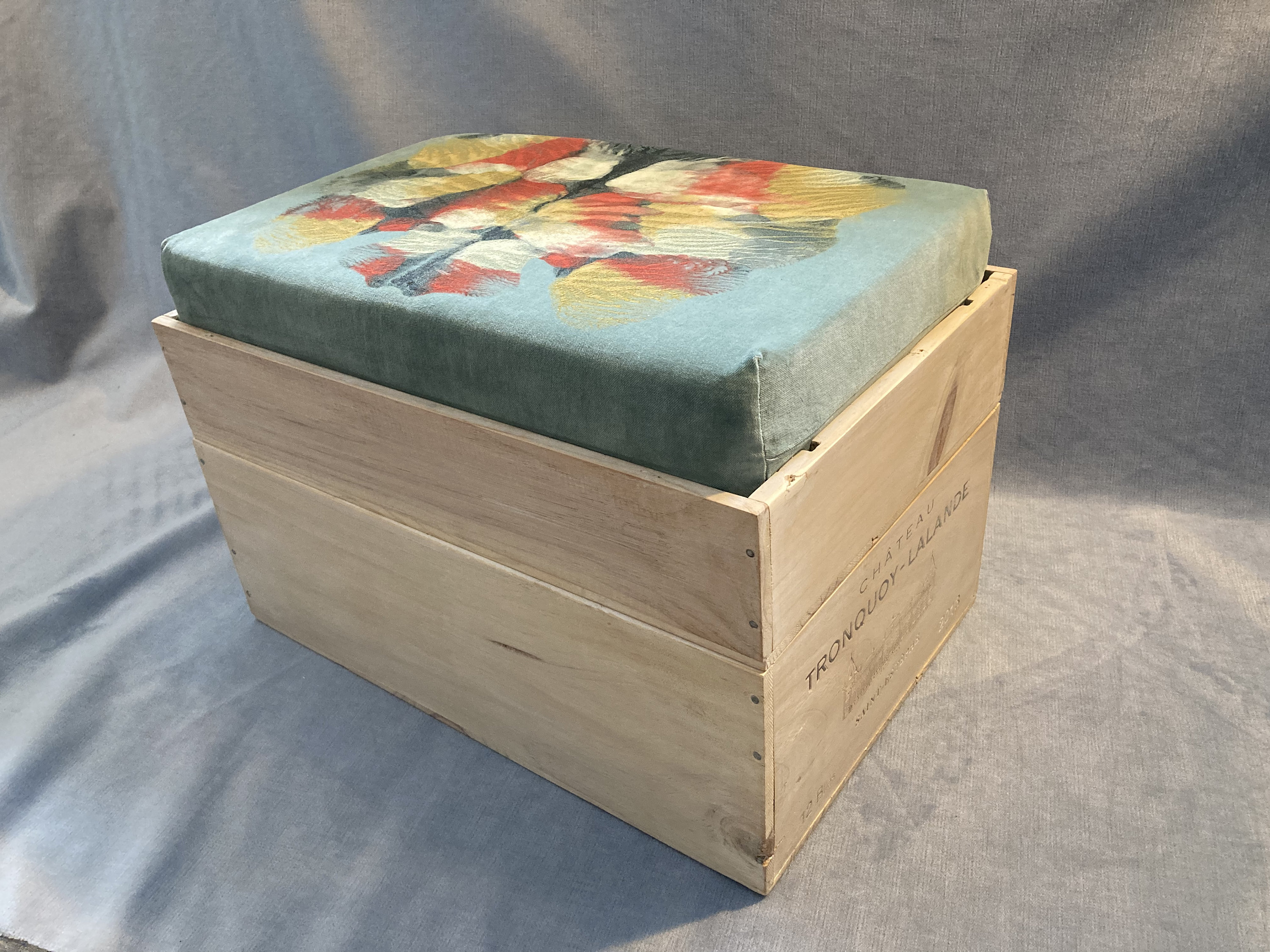 Caja de almacenamiento a medida otomana taburete o reposapiés | Etsy