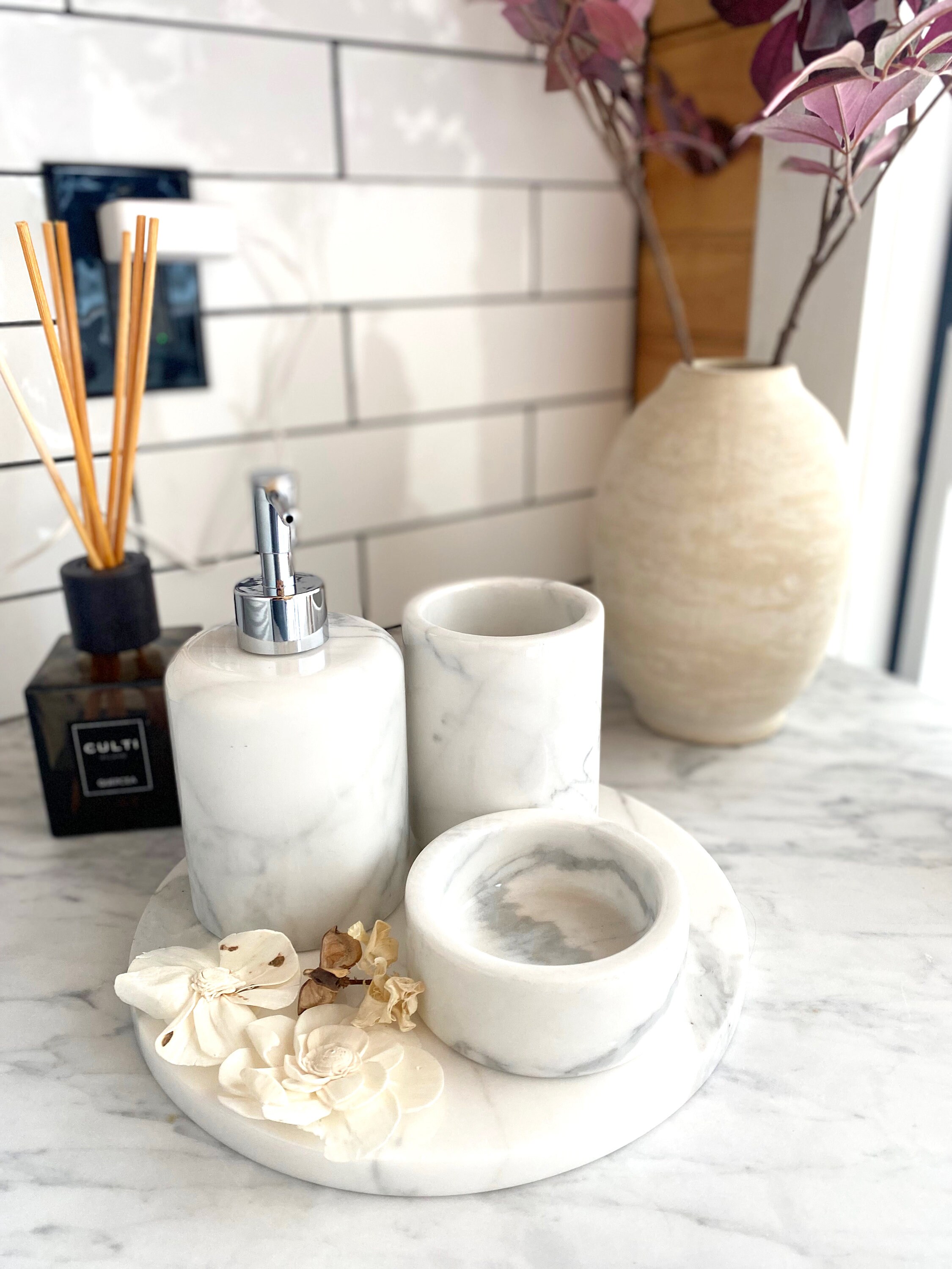 Luxury Crystal Diamond Rainbow Sparkle Bathroom Accessories