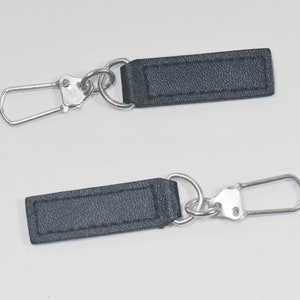 PU Leather Zipper Slider #5 Fixer Puller Tab Instant DIY Zipper Repair for Bag Clothes