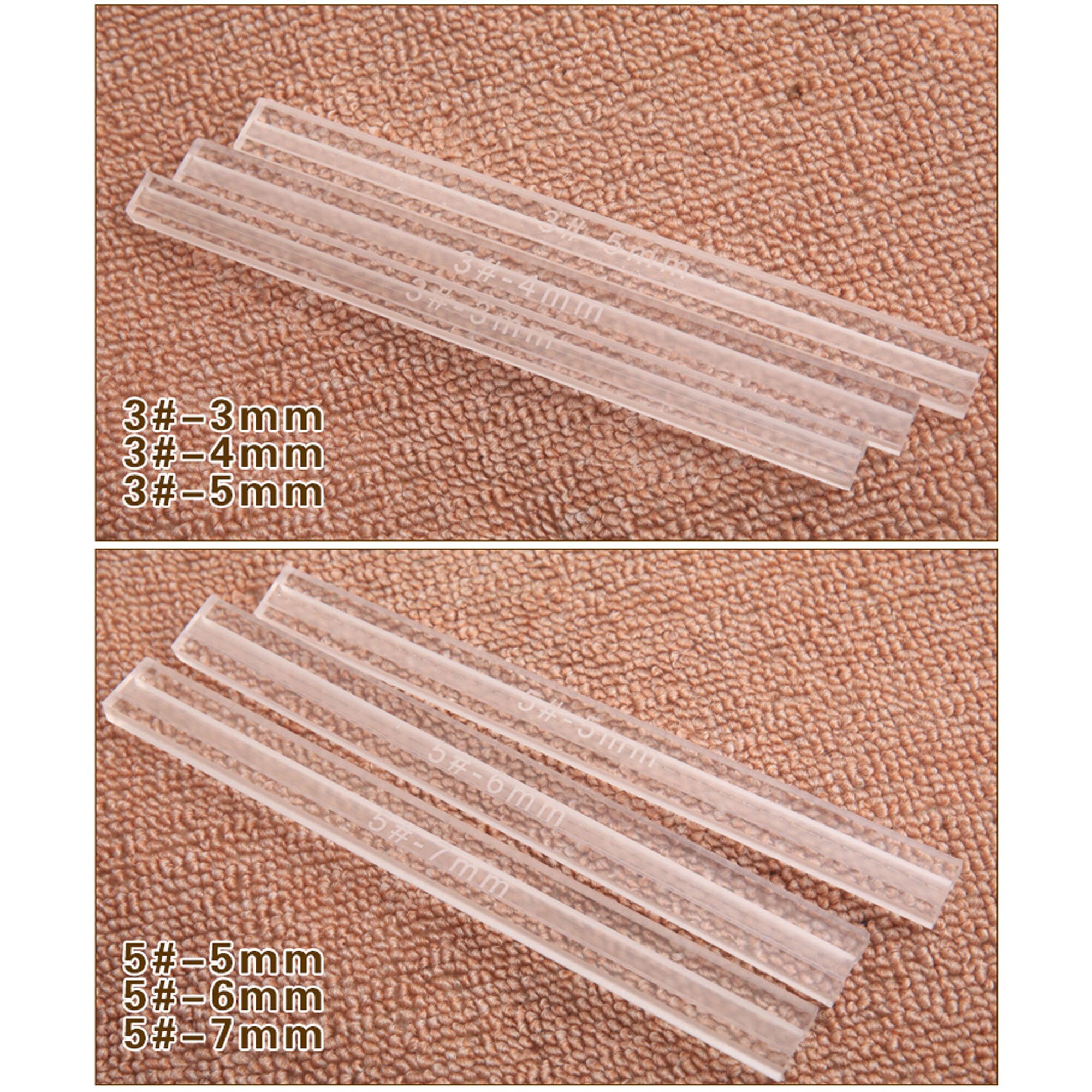 Zipper Guide Acrylic #3 #5 3/4/5/6/7mm Anti-overflow Keep Sewing ...