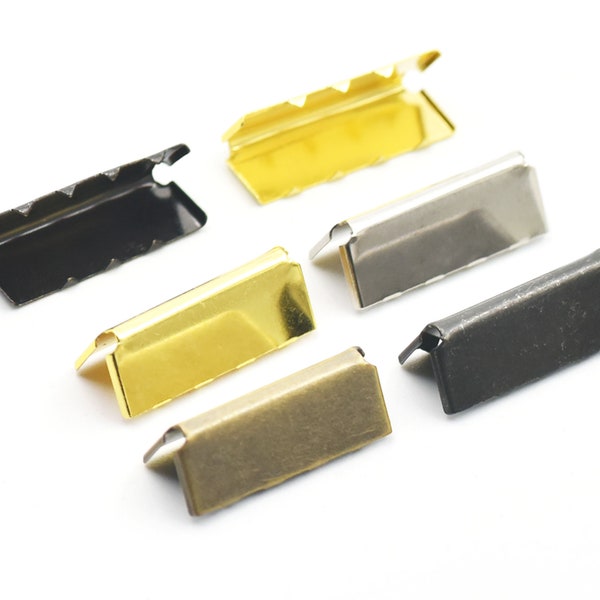 Belt Buckles End Tip Clip For Webbing Tag Bag Polypropylene 3/4" 1" 1.25" 1.5" 19/25/32/38mm