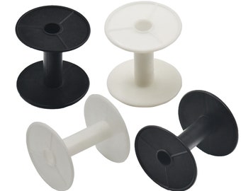 Lege ronde spoelen Bobbin Hard Plastic Wire ENDS voor kant lint