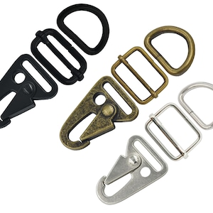 Sling HK Clips Spring Gate Snap Olecranon Hook Rings Buckles Adjustable 1&quot; 25mm DIY