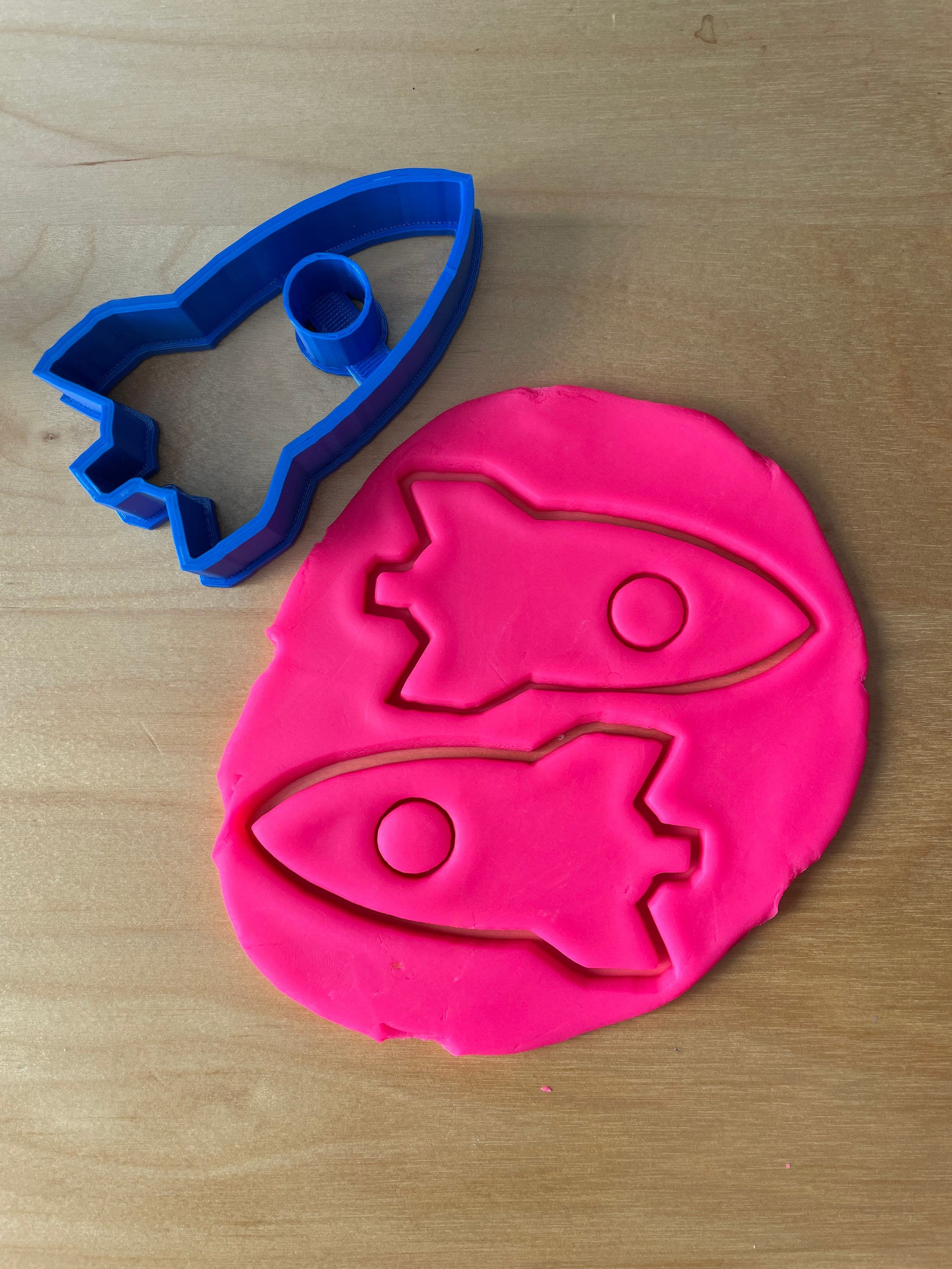 Rocket Cookie Cutter Perfect for Play Doh as well Etsy