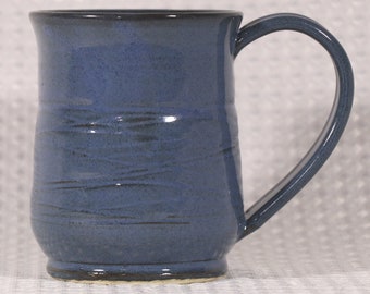 Handmade Ceramic Blue Coffee Mug