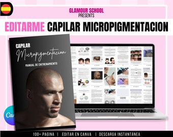 Scalp Micropigmentation SMP Training Manual, Capilar Micropigmentacion, Manual entrenamiento, Curso Micropigmentación Capilar, Spanish