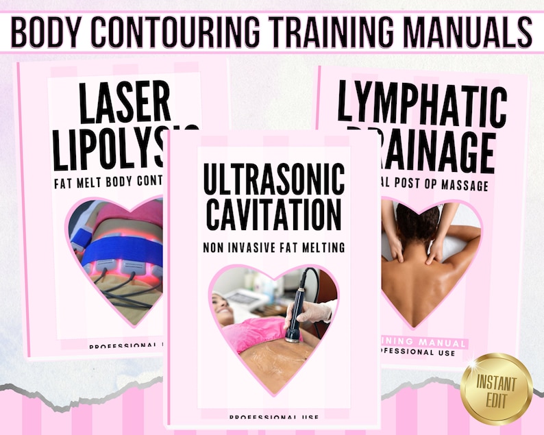 Body Contouring Training Manuals Customizable for Your Class Etsy Ireland