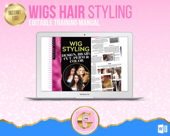 Wig Styling Training Manual Wig Cutting Wig Coloring Wig - Etsy Wig Styling Training Manual Wig Cutting Wig Coloring Wig - Etsy