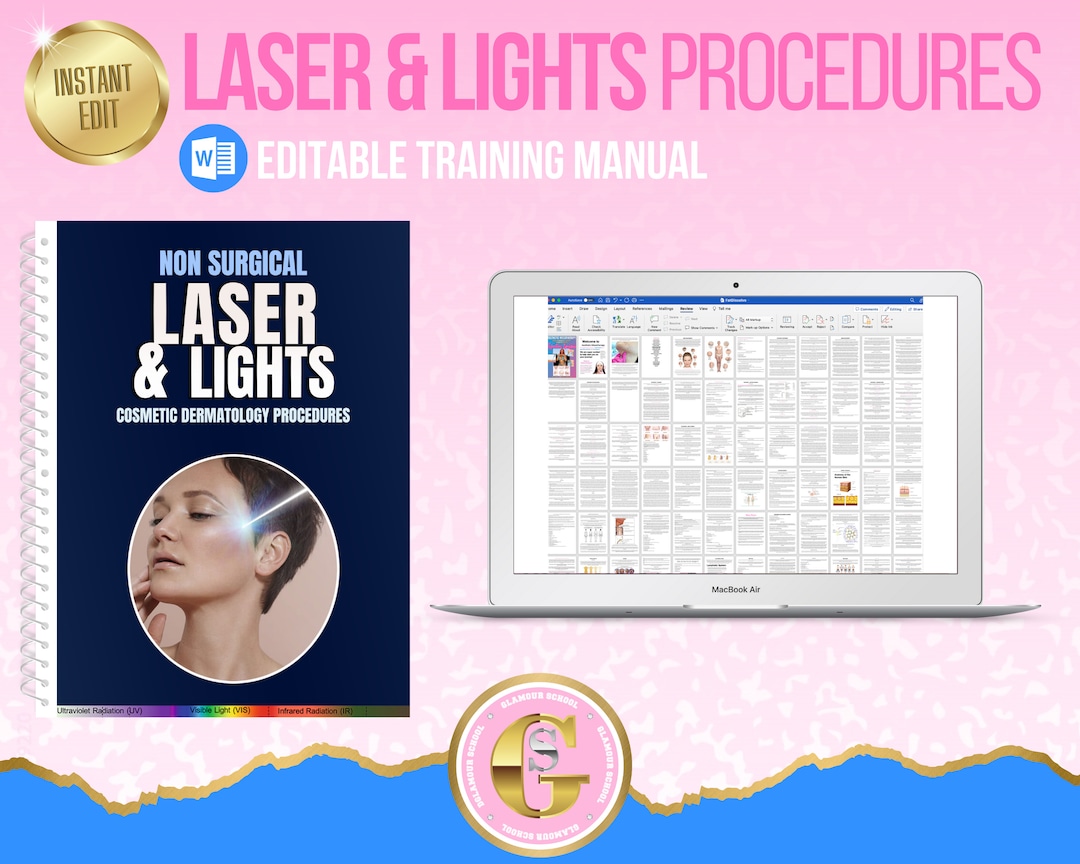 vonk rechter Werkwijze Laser & Lights Training Manual Cosmetic Dermatology Skin - Etsy