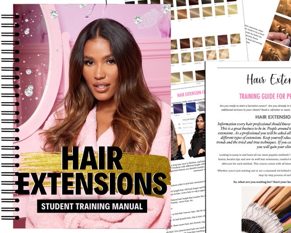 Hair Extensions Training Manual Editable Training Manual - Etsy Finland Hair Extensions Training Manual Editable Training Manual - Etsy Finland
