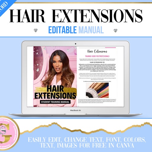 Hairdresser Training Manual PDF Ebook Hairdressers Guide Etsy