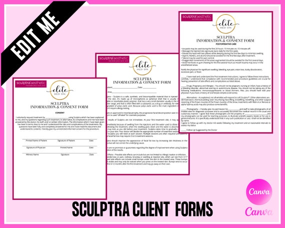 Sculptra Consent Forms Editable Aesthetics Forms Dermal Etsy sculptra-consent-forms-editable-aesthetics-forms-dermal-etsy