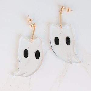 Cat Ghosts Drop Earrings XO
