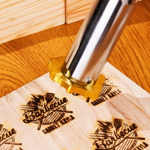 Custom branding iron for wood/burgers , Personalized wood burning stamp for wood diy, Electric wood branding iron , Wood stamp custom