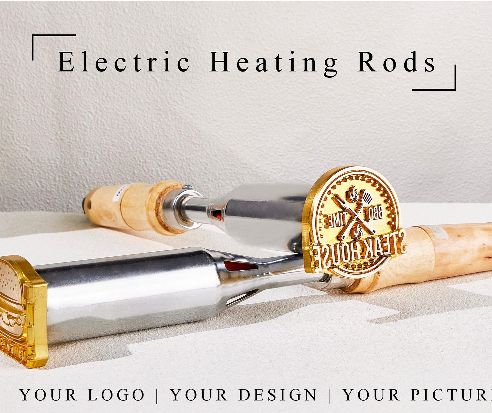 ETA 3-6 Day! Custom Branding Iron for Woodworkers/burger, Electric Wood ...