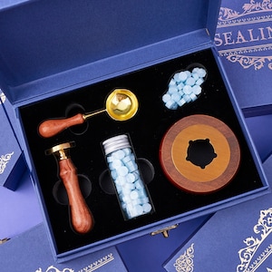 Benutzerdefiniertes Logo Wachssiegel Stempel Kit für Hochzeitseinladung, Personalisierte Wachssiegel Stempel, Benutzerdefinierte Wachssiegel Kit für Geschenk, Ankunft in etwa 6-8 Tagen