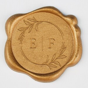 Benutzerdefiniertes Logo-Wachssiegel-Stempel-Kit für Hochzeitseinladung, Ankunft in etwa 5 Tagen, Erster Wachsstempel nach Maß, personalisiertes Wachssiegel-Stempel-Kit