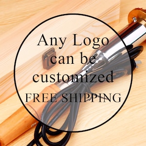 Custom branding iron for wood , Custom wood burning stamp for woodworkers , Custom leather stamp , Electric wood branding iron