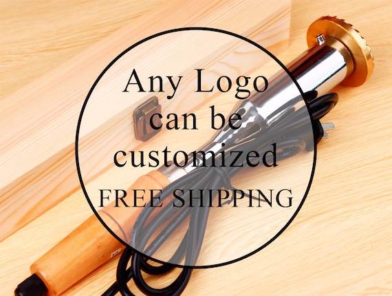 Custom Branding Iron for Woodworkers , Wood Burning Stamp With Electric Branding  Iron , Custom Leather Stamp , Wood Branding Iron 