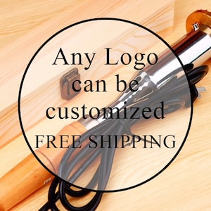 Hierro de marcar personalizado para carpinteros, perfecto para herramientas de carpintería, sello eléctrico para quemar madera personalizado, hierro de marcar madera para regalo