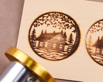 Benutzerdefinierter Holzstempel für Holzarbeiter, perfekt für Holzbearbeitungswerkzeuge, elektrisches Brandeisen, Holzbrandeisen für Geschenk